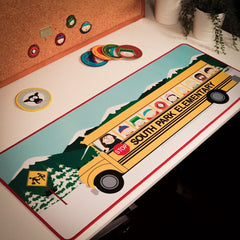South Park Desk Pad & Coaster Set Elementary School Bus 5060948299886