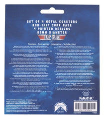 Top Gun Untersetzer 4er-PackTop Gun Coaster 4-PackTop Gun pack 4 sous-verresTop Gun Pack de 4 Posavasos 5061114760414