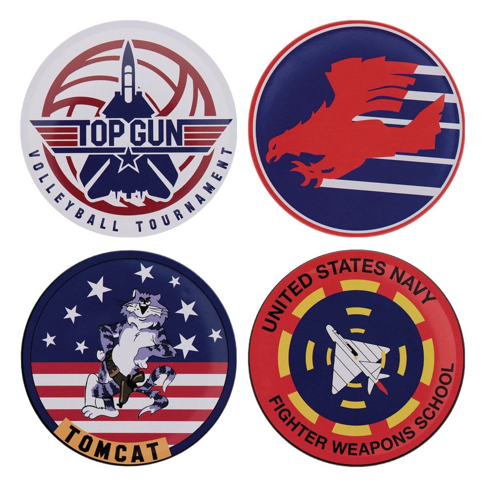 Top Gun Untersetzer 4er-PackTop Gun Coaster 4-PackTop Gun pack 4 sous-verresTop Gun Pack de 4 Posavasos 5061114760414
