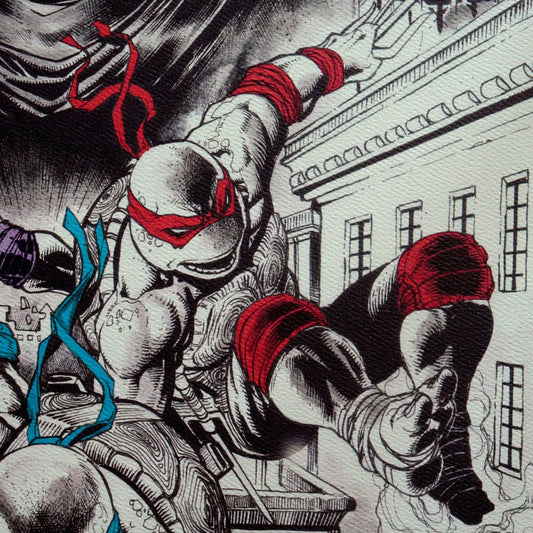 Teenage Mutant Ninja Turtles Art Print 40th A 5060948294935