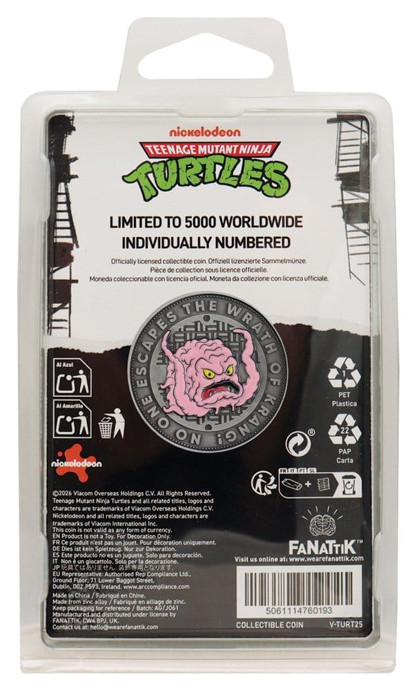 Teenage Mutant Ninja Turtles Collectable Coin Krang 5061114760193