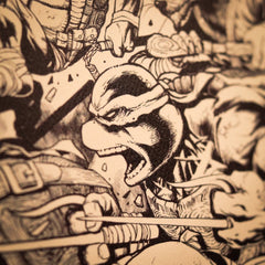 Teenage Mutant Ninja Turtles Art Print Comic Limited Edition 42 x 30 cm 5061114761046