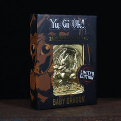 Yu-Gi-Oh! Replica Card Baby Dragon (Gold Plated) - Amuzzi