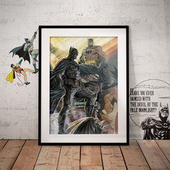 DC Comis Art Print Batman 85th Anniversary Li 5060948293747