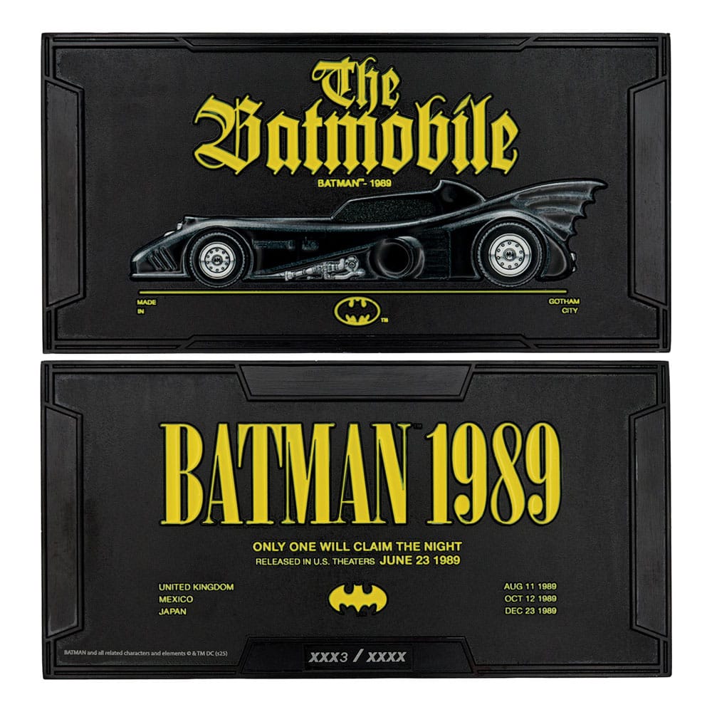 DC Comics Ingot Batman Batmobile XL Limited Edition 5060948296557