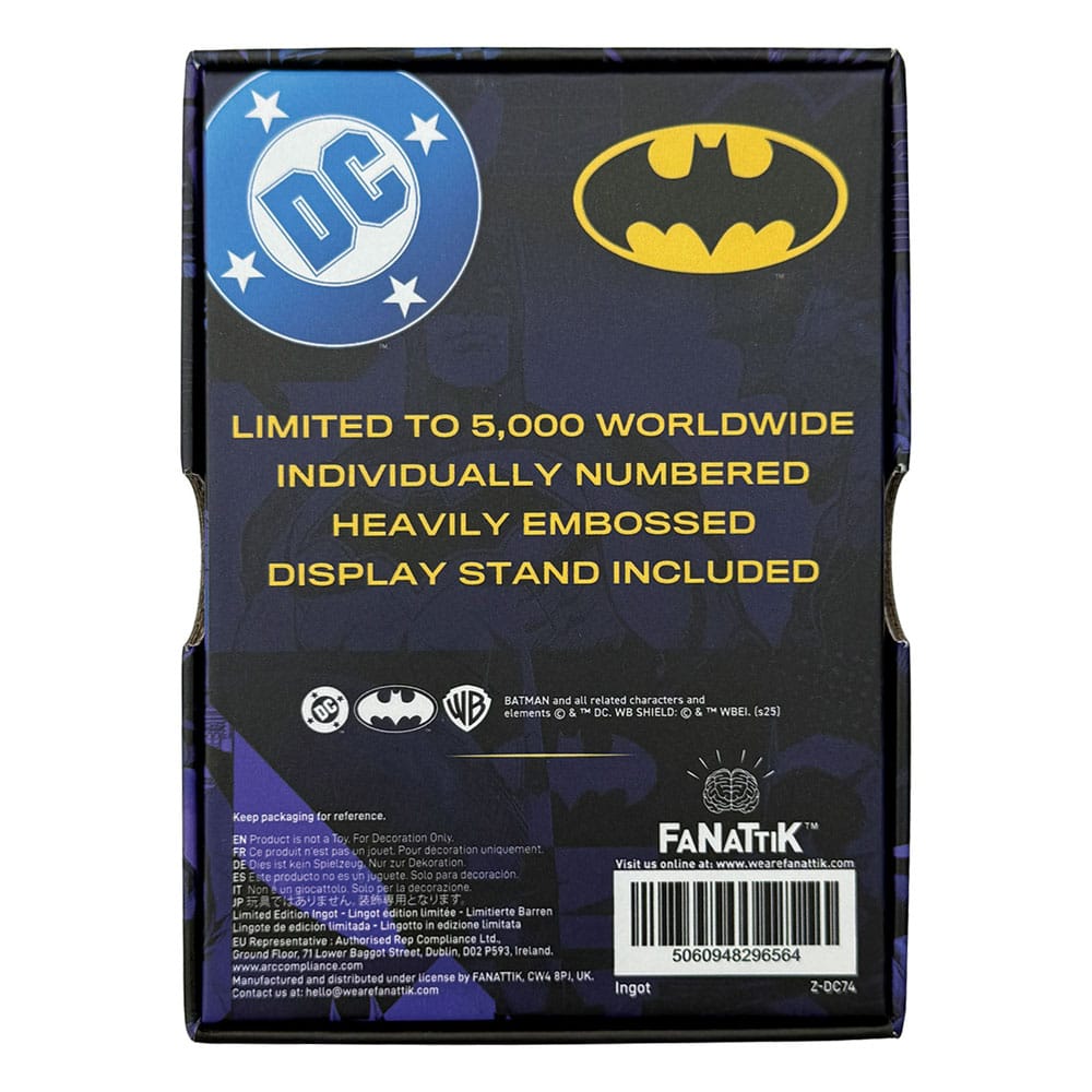 DC Comics Ingot Batman Armour Limited Edition  5060948296564
