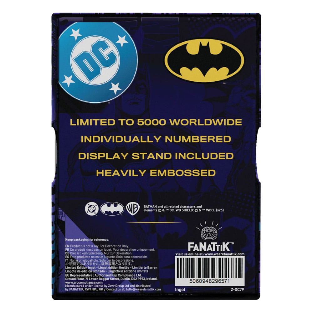 DC Comics Ingot Batman Detective Comics #9 Limited Edition 5060948296571