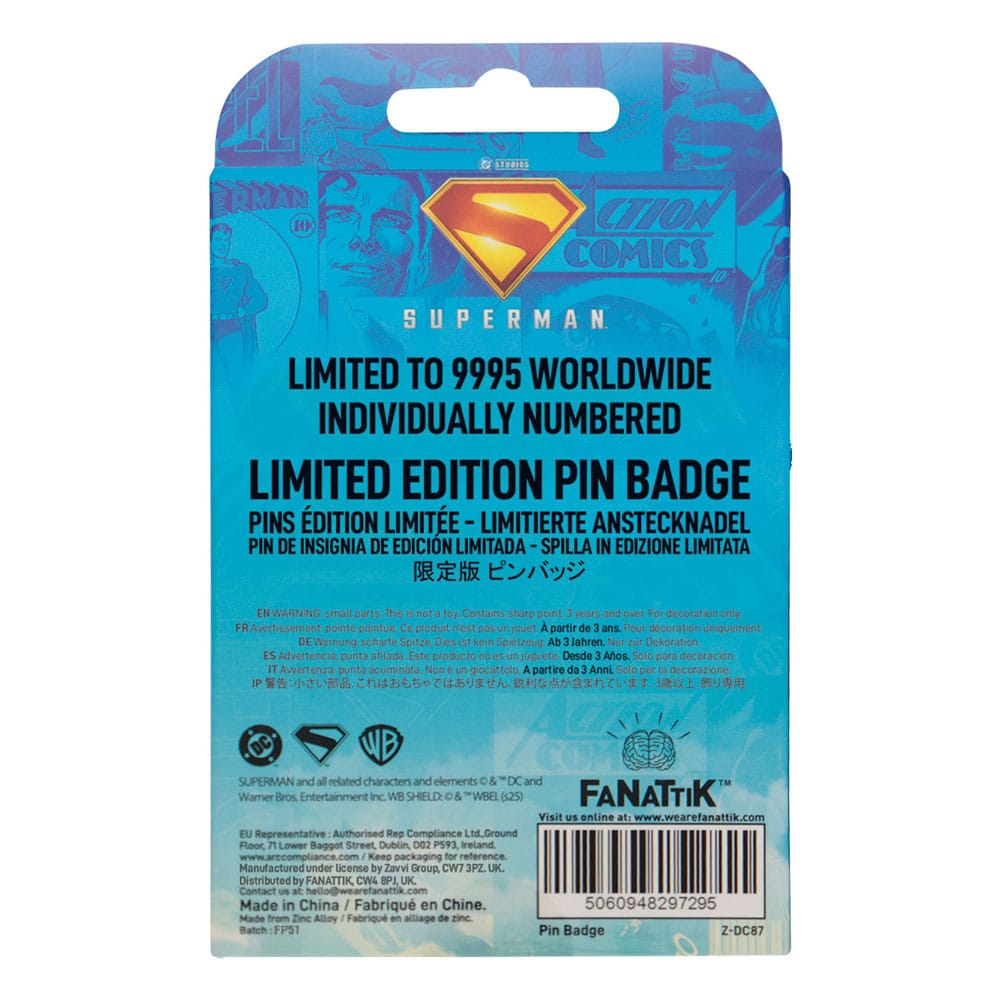 Superman 2025 Pin Badge Daily Planet 5060948297295