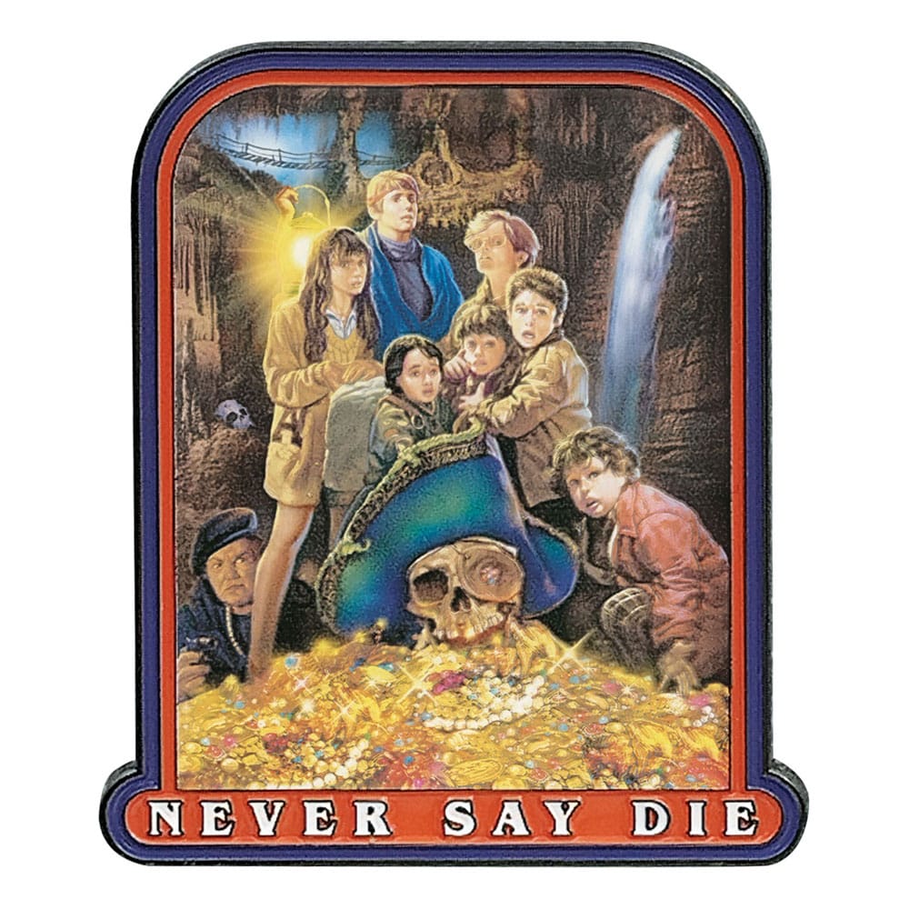 The Goonies Pin Badge 40th Anniversary Never Say Die 5060948297882