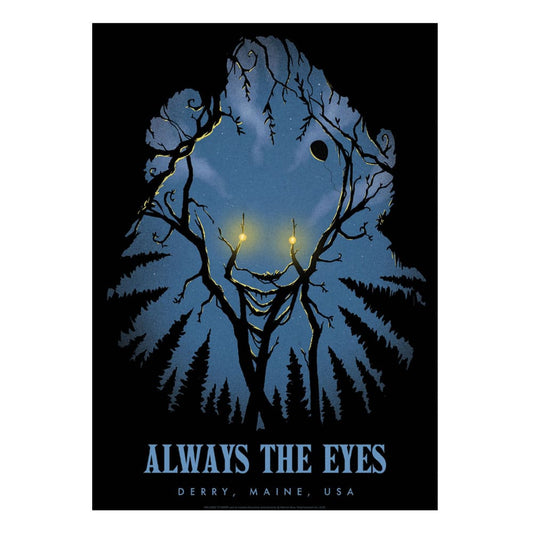 It Art Print Welcome to Derry Limited Edition 30 x 42 cm    5060948298315