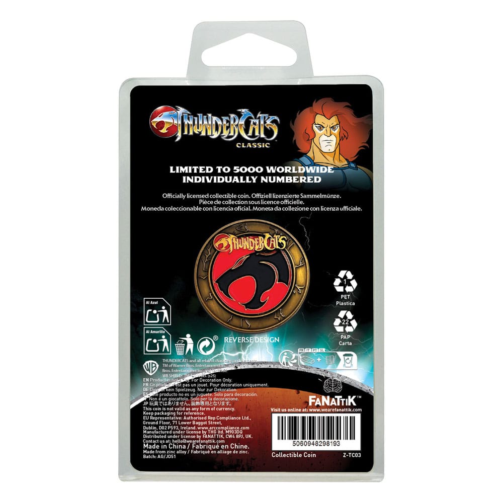 Metal Gear Solid Delta Collectable Coin Lion-O 40th Anniversary Limited Edition    5060948298193