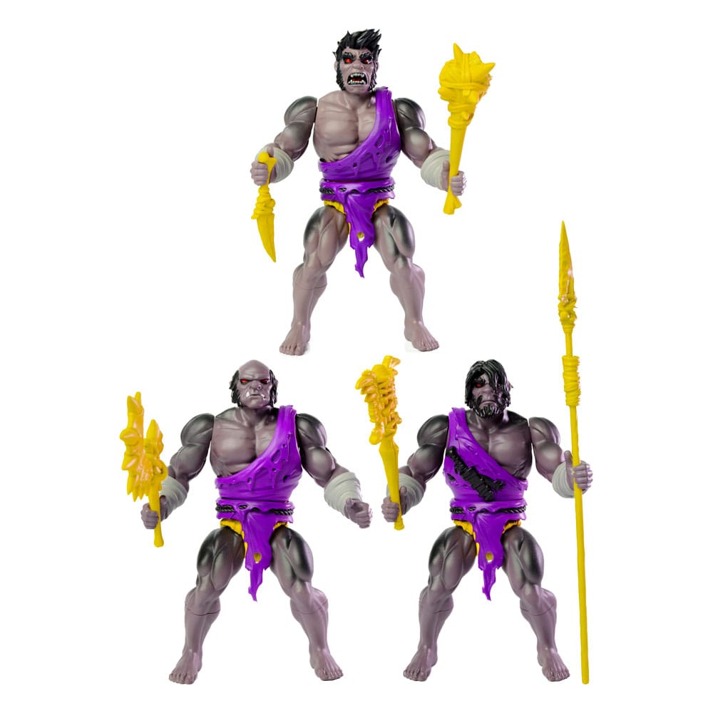 Legends of Dragonore Wave 2: Dragon Hunt Action Figure 3-Pack Brukteror Cave Men 14 cm 0658580774110