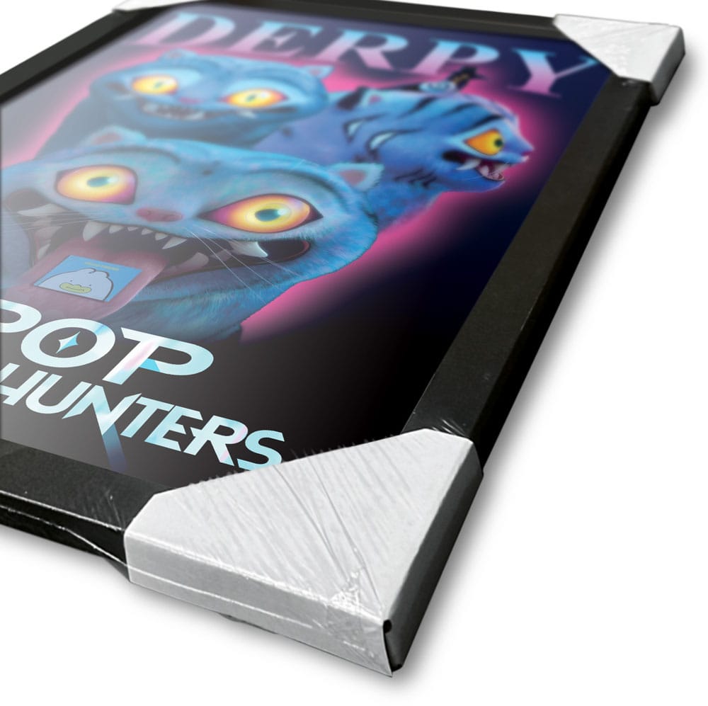 KPop Demon Hunters Collector Print Framed Poster Derpy 5063457072032