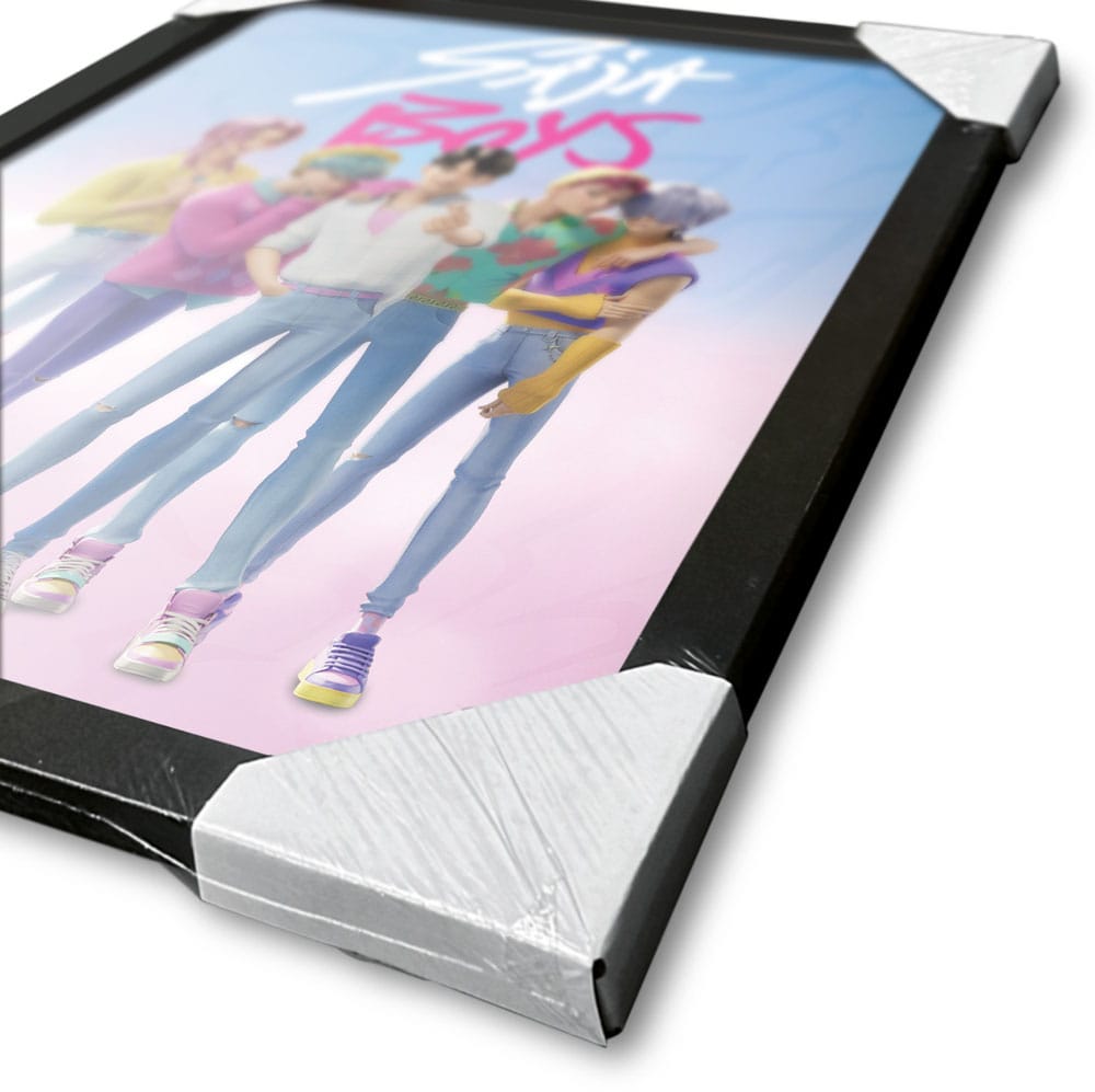 KPop Demon Hunters Collector Print Framed Poster Saja Boys 5063457072087