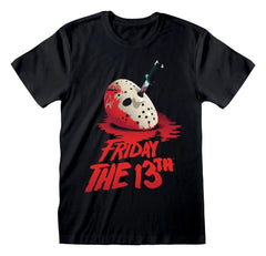 Friday the 13th T-Shirt Classic Mask Size S 5056688535216