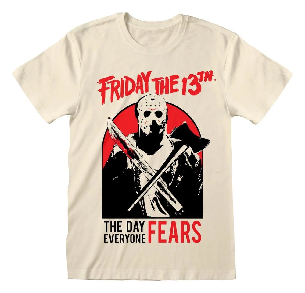 Friday the 13th T-Shirt Day Everyone Fears Size S 5056811572446