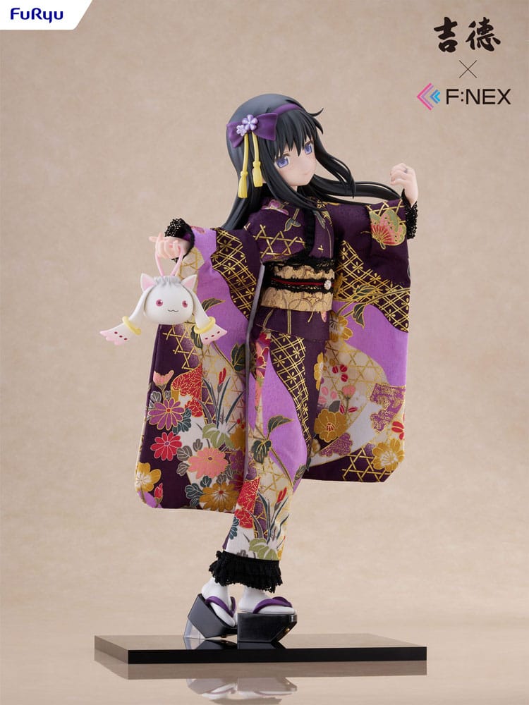 Puella Magi Madoka Magica F:NEX PVC Statue 1/4 Rebellion Homura Akemi Japanese Doll 45 cm    4582655077942