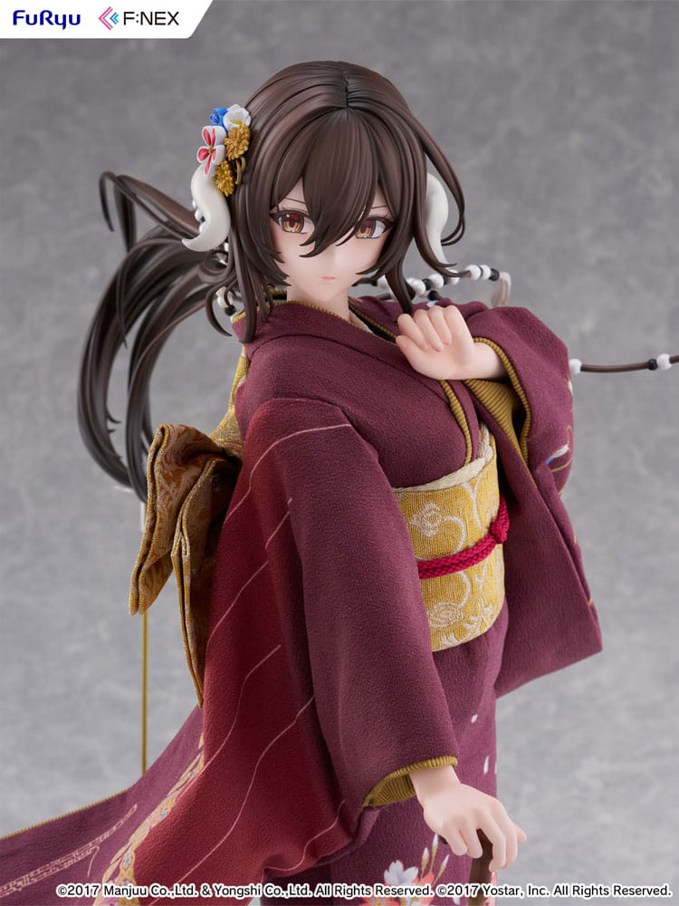 Azur Lane F:Nex PVC Statue 1/4 Mikasa blue flower komachi Ver. Japanese Doll 43 cm 4582655078574