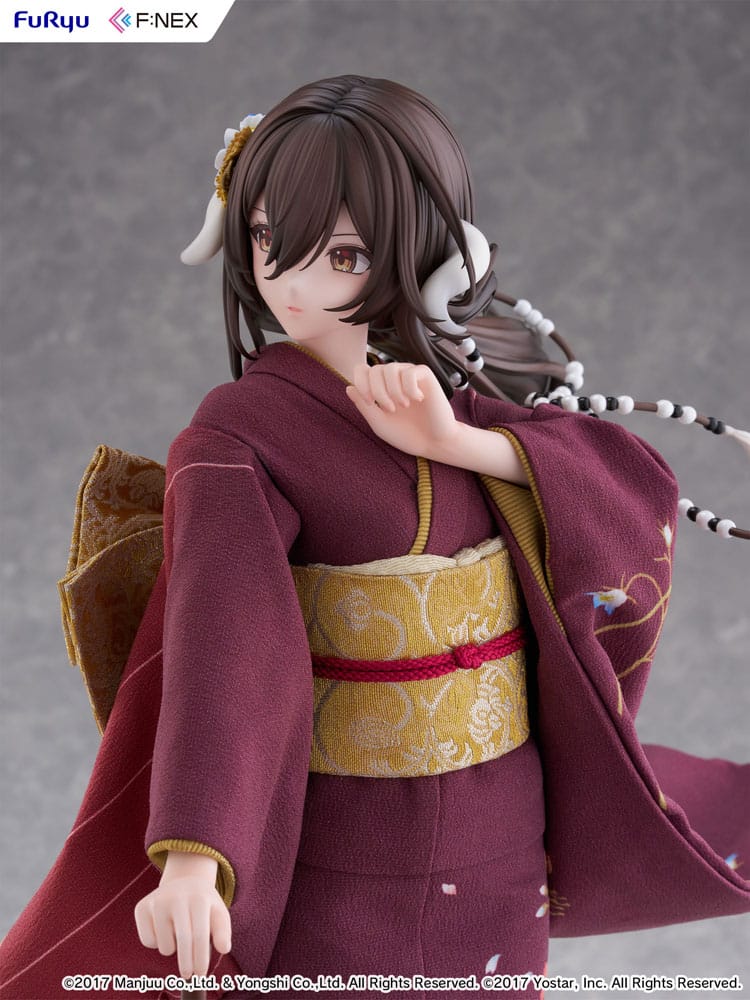 Azur Lane F:Nex PVC Statue 1/4 Mikasa blue flower komachi Ver. Japanese Doll 43 cm 4582655078574