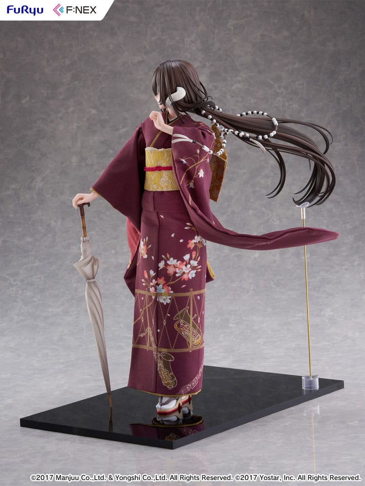 Azur Lane F:Nex PVC Statue 1/4 Mikasa blue flower komachi Ver. Japanese Doll 43 cm 4582655078574