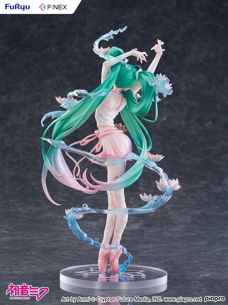 Hatsune Miku F:NEX PVC Statue 1/7 Water lily Ver. 27 cm   4582655078772