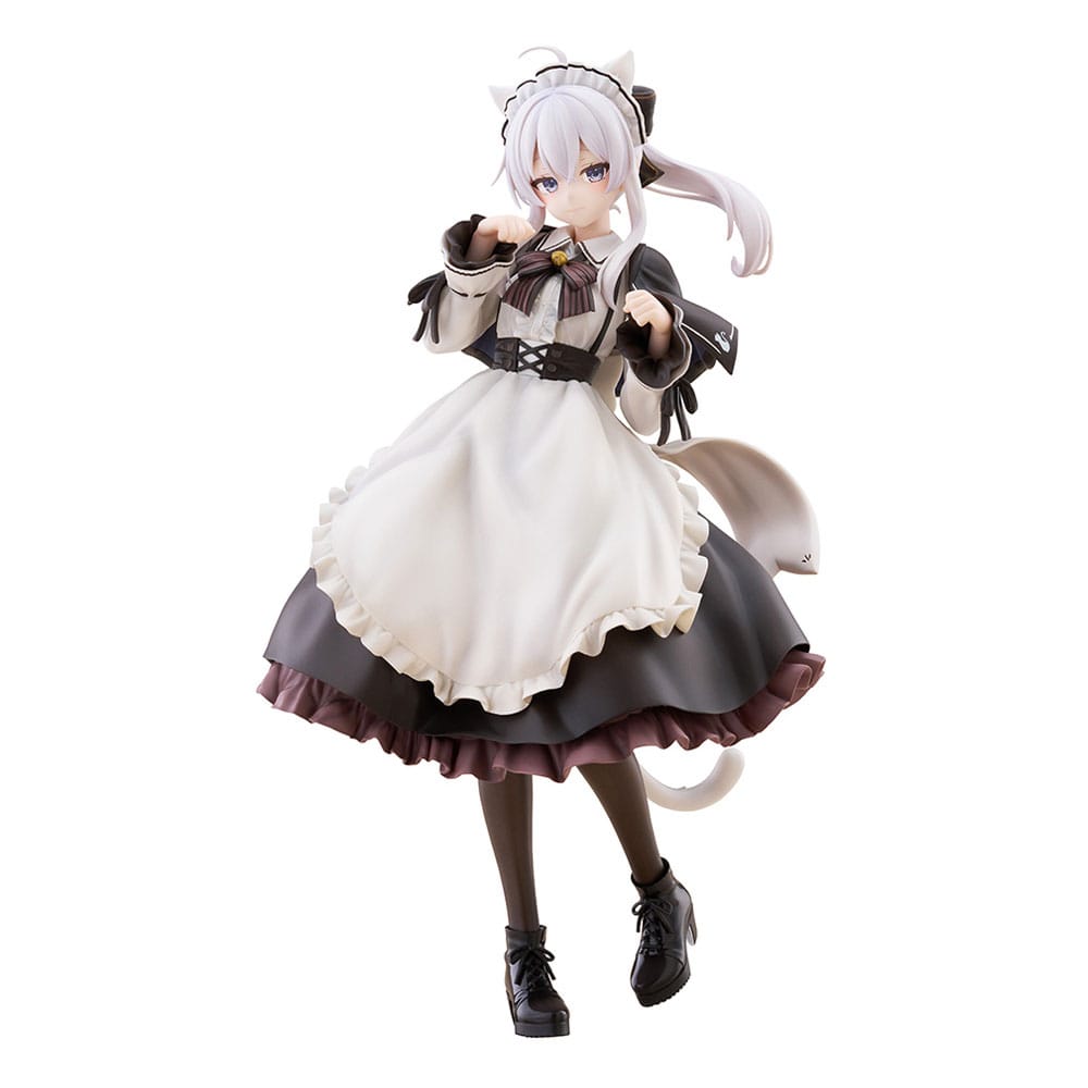 Wandering Witch: The Journey of Elaina F:NEX PVC Statue 1/7 Elaina Maid costume with cat ears Ver. 24 cm   4582655078956