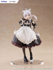Wandering Witch: The Journey of Elaina F:NEX PVC Statue 1/7 Elaina Maid costume with cat ears Ver. 24 cm   4582655078956