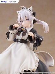 Wandering Witch: The Journey of Elaina F:NEX PVC Statue 1/7 Elaina Maid costume with cat ears Ver. 24 cm   4582655078956