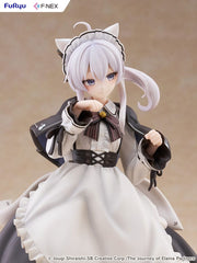 Wandering Witch: The Journey of Elaina F:NEX PVC Statue 1/7 Elaina Maid costume with cat ears Ver. 24 cm   4582655078956