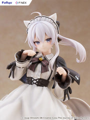 Wandering Witch: The Journey of Elaina F:NEX PVC Statue 1/7 Elaina Maid costume with cat ears Ver. 24 cm   4582655078956