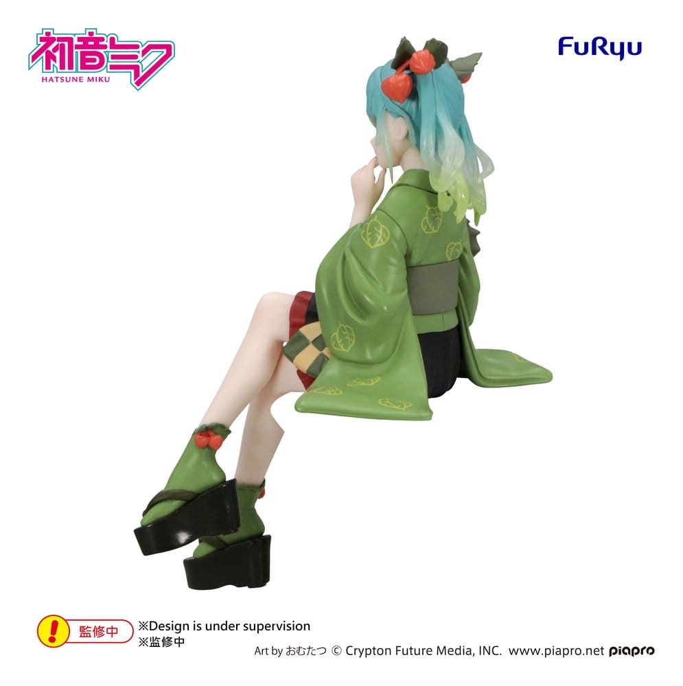 Hatsune Miku Noodle Stopper PVC Figure Flower Fairy Winter Cherry Green Color Ver. 15 cm 4573646295704