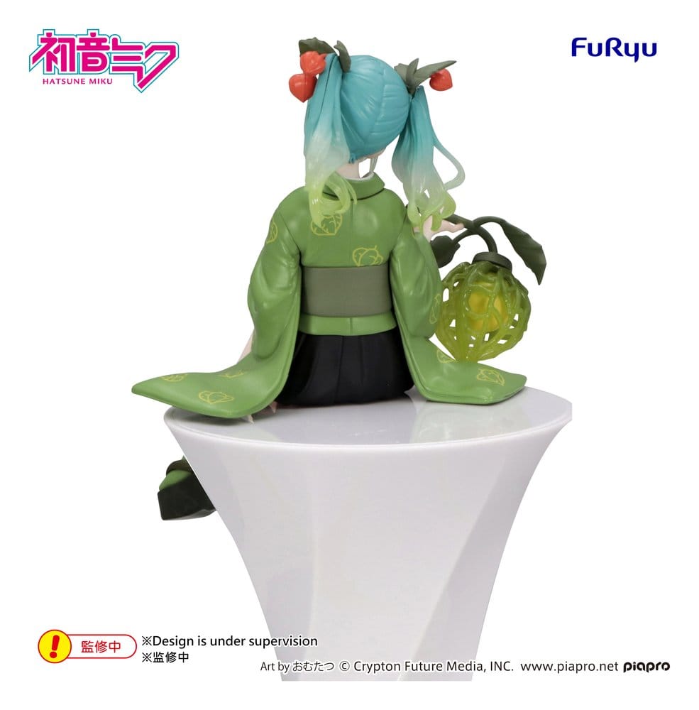 Hatsune Miku Noodle Stopper PVC Figure Flower Fairy Winter Cherry Green Color Ver. 15 cm 4573646295704