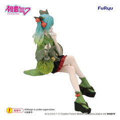Hatsune Miku Noodle Stopper PVC Figure Flower Fairy Winter Cherry Green Color Ver. 15 cm 4573646295704