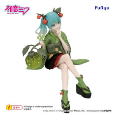 Hatsune Miku Noodle Stopper PVC Figure Flower Fairy Winter Cherry Green Color Ver. 15 cm 4573646295704