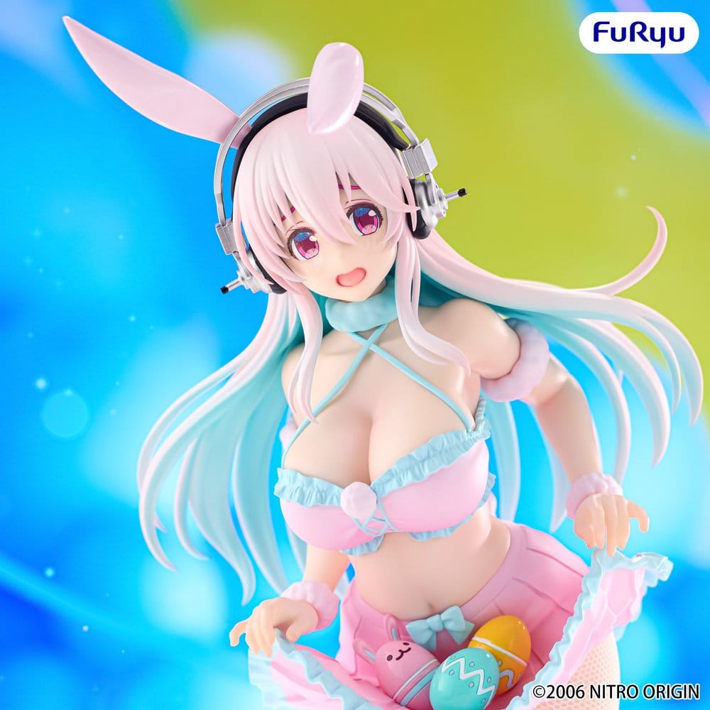 Super Sonico BiCute Bunnies PVC Figure Pastel Easter Ver. 29 cm 4573646297586