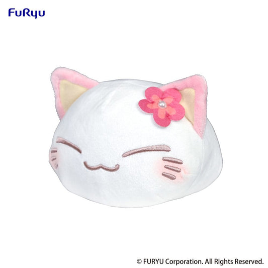 Nemuneko Cat Plush Figure Pink 18 cm 4582782362461