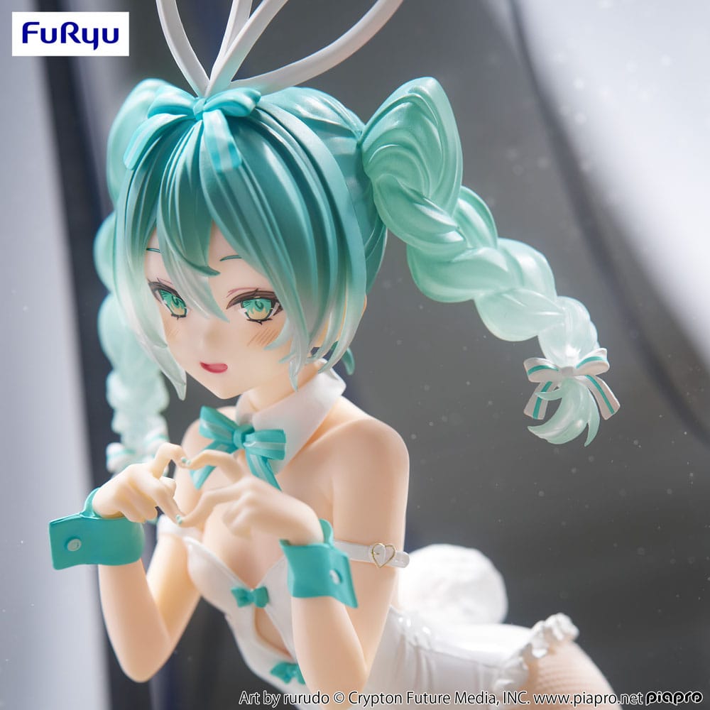Hatsune Miku BiCute Bunnies PVC Statue Miku Rurudo White Color Ver. 27 cm 4582782366155