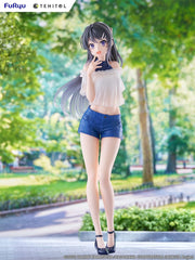 Rascal Does Not Dream of Bunny Girl Senpai Tenitol PVC Statue Mai Sakurajima 31 cm 4580736407091