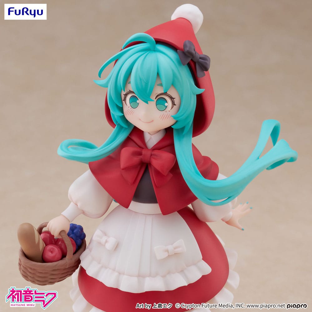 Hatsune Miku Desktop Fairy PVC Statue Hatsune Miku Little red riding hood Ver. 16 cm    4580736407442