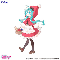 Hatsune Miku Desktop Fairy PVC Statue Hatsune Miku Little red riding hood Ver. 16 cm    4580736407442