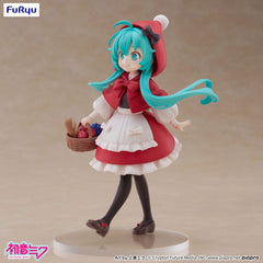 Hatsune Miku Desktop Fairy PVC Statue Hatsune Miku Little red riding hood Ver. 16 cm    4580736407442