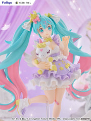 Hatsune Miku Tenitol PVC Statue Hatsune Miku Yumekawa Princess Lavender Ver. 21 cm 4580736407510