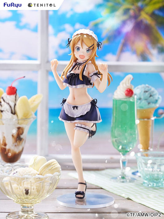 Ore no Imouto ga Konna ni Kawaii Wake ga Nai. Tenitol Tall PVC Statue Kousaka Kirino swimsuits maid Ver. 30 cm  4580736407565