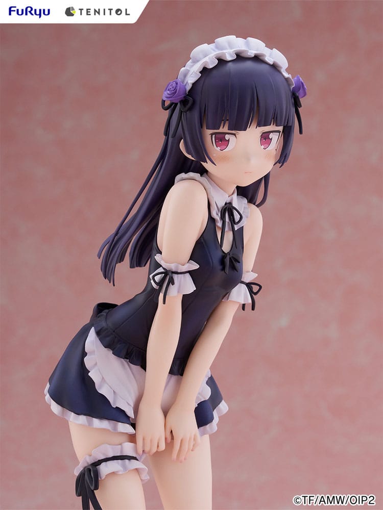 Ore no Imouto ga Konna ni Kawaii Wake ga Nai. Tenitol Tall PVC Statue Kuroneko swimsuits maid Ver. 27 cm  4580736407572