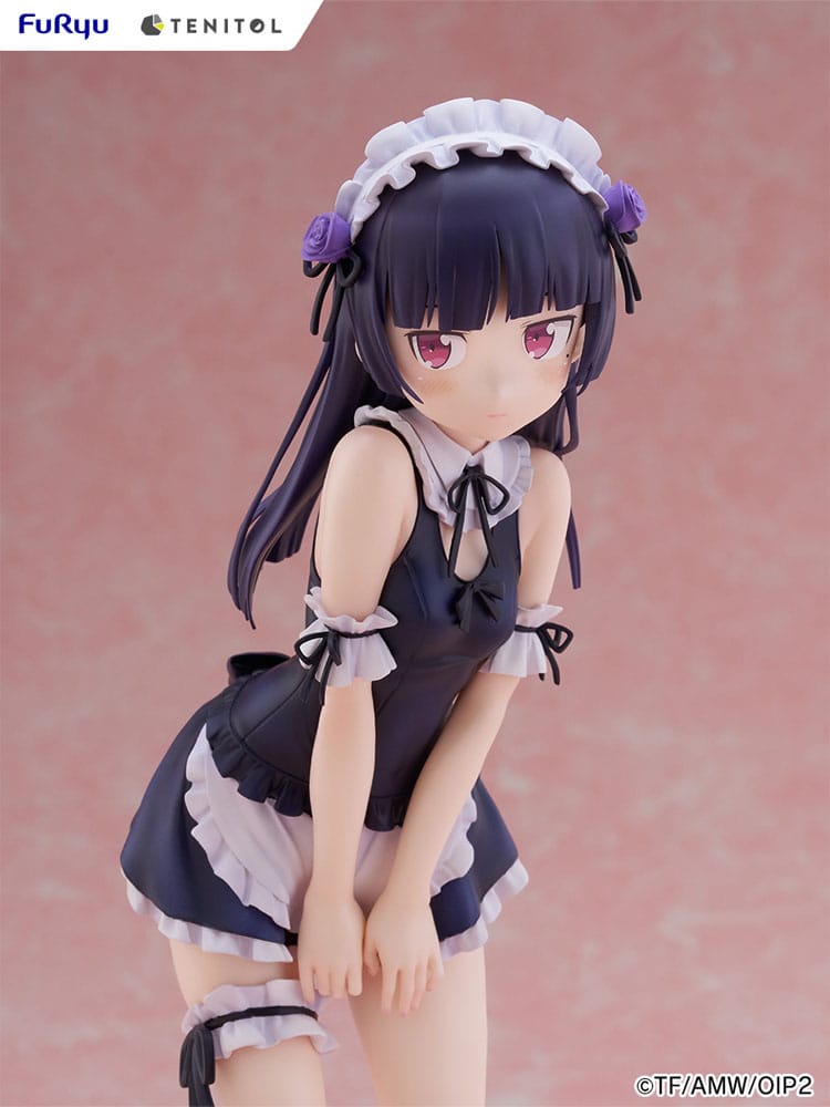 Ore no Imouto ga Konna ni Kawaii Wake ga Nai. Tenitol Tall PVC Statue Kuroneko swimsuits maid Ver. 27 cm  4580736407572