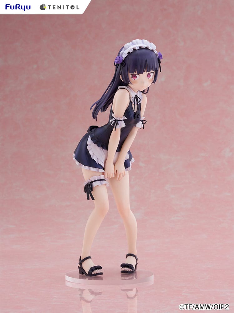 Ore no Imouto ga Konna ni Kawaii Wake ga Nai. Tenitol Tall PVC Statue Kuroneko swimsuits maid Ver. 27 cm  4580736407572