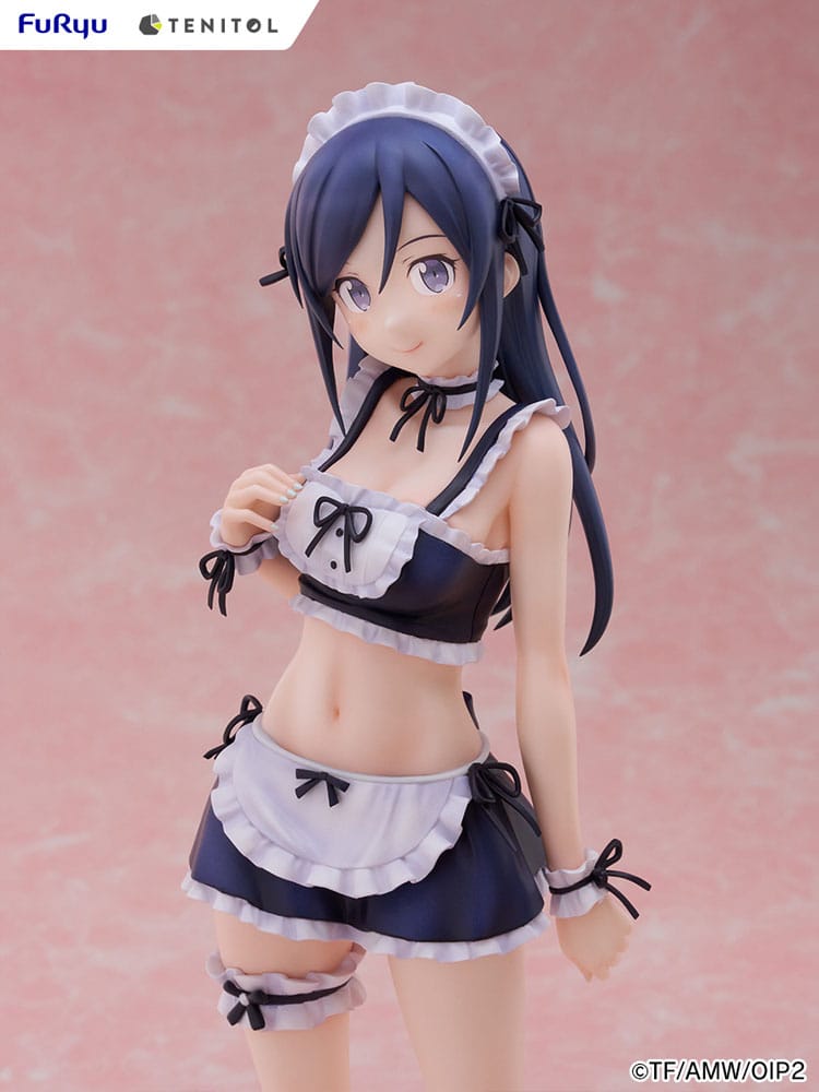 Ore no Imouto ga Konna ni Kawaii Wake ga Nai. Tenitol Tall PVC Statue Aragaki Ayase swimsuits maid Ver. 30 cm  4580736407589