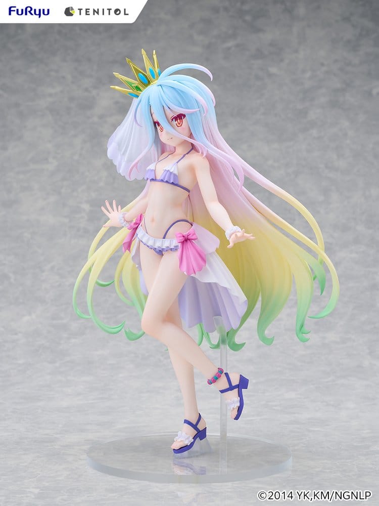 No Game No Life Tenitol Tall PVC Figure Shiro swimwear dress Ver. 29 cm 4580736407886