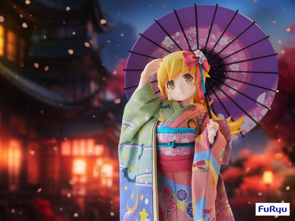 Monogatari PVC Statue 1/4 Shinobu Oshino Japanese Doll 42 cm 4580736409569