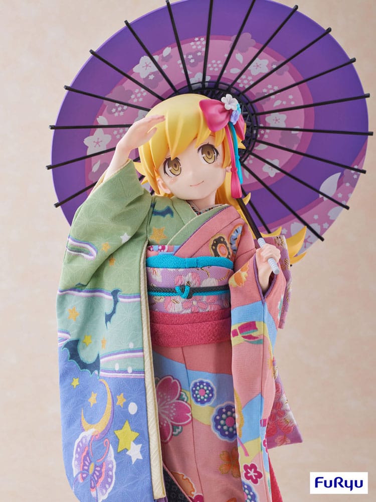 Monogatari PVC Statue 1/4 Shinobu Oshino Japanese Doll 42 cm 4580736409569